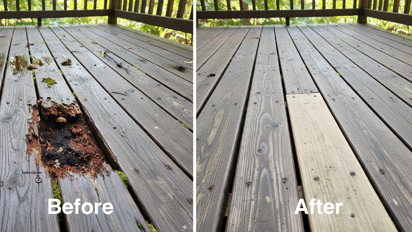 Deck restoration project Lismore heritage home