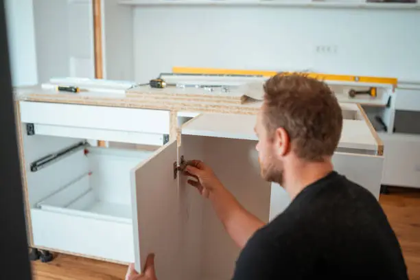 Professional kitchen cabinet repair results Northern Rivers NSW - quality hinges and hardware installation