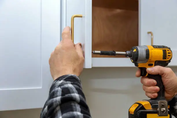 Satisfied customer after kitchen cupboard door repair Byron Bay - GoodHands quality service